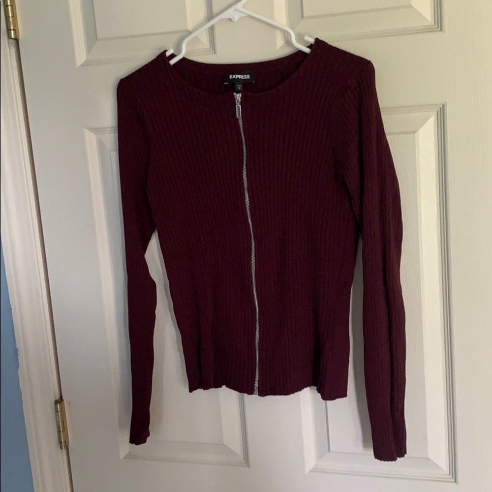 Zip up sweater
